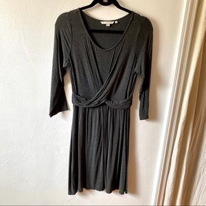Boden gray knit dress size 10